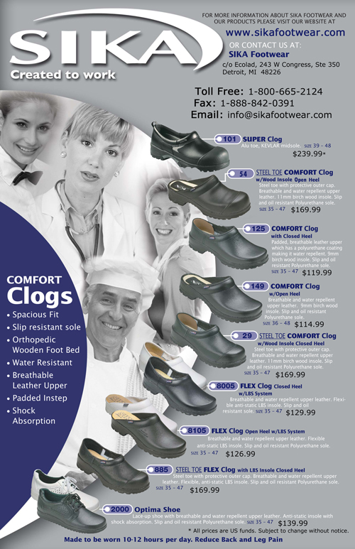 Sika Footwear Brochure